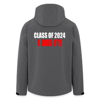 Class of 2024 - Recycelte Männer Softshell-Jacke von Stanley/Stella - Anthrazit - Hinten - AI Model Male 185 light (185cm)