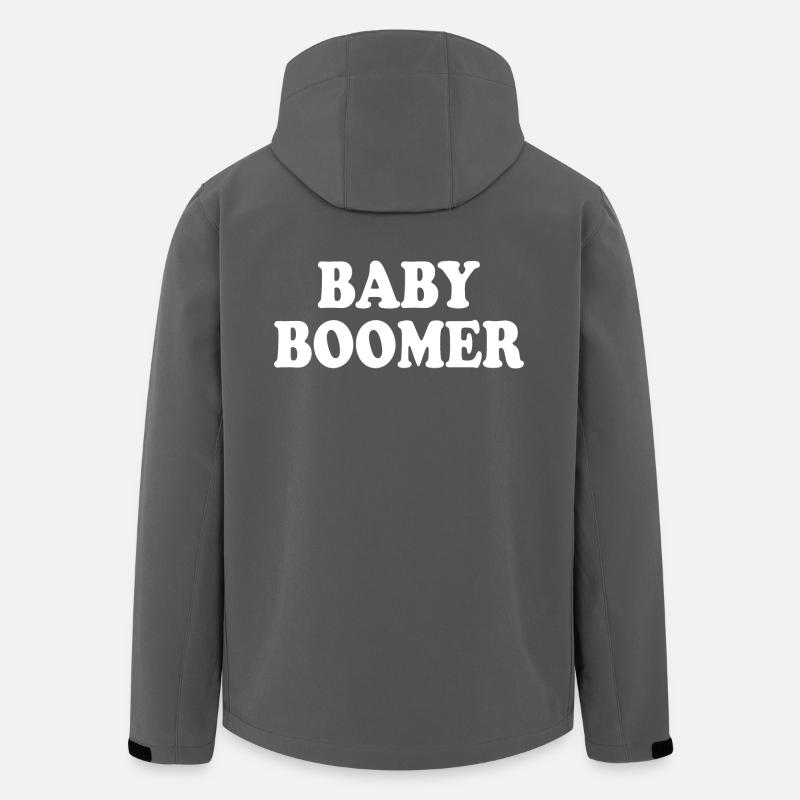Baby boomer - Recycelte Männer Softshell-Jacke von Stanley/Stella - Anthrazit