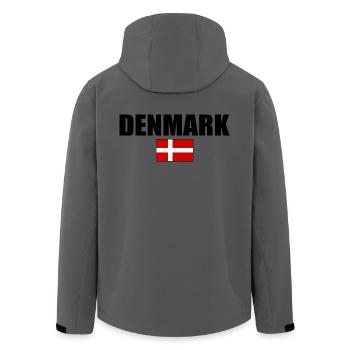 Danemark - Veste softshell homme en polyester recyclé Stanley/Stella - charbon - Dos - AI Model Male 185 light (185cm)
