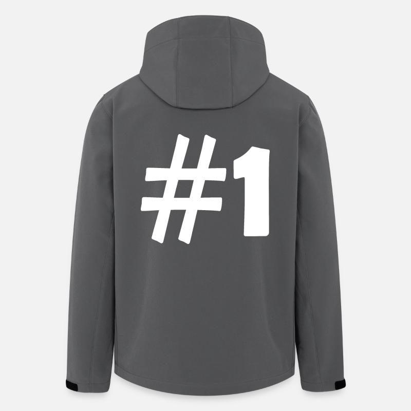 #1 - Veste softshell homme en polyester recyclé Stanley/Stella - charbon