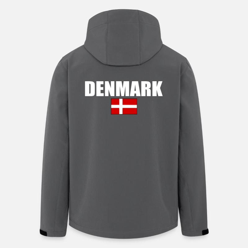 Dänemark - Recycelte Männer Softshell-Jacke von Stanley/Stella - Anthrazit
