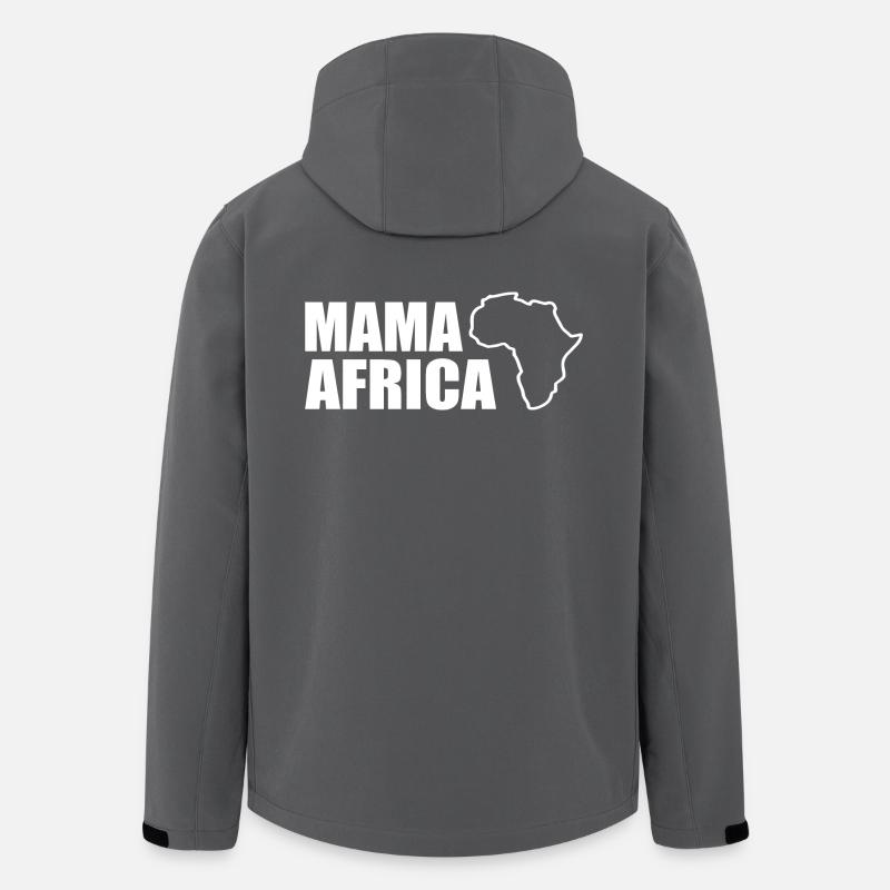 Mama africa - Men’s Recycled Softshell Jacket by Stanley/Stella - anthracite