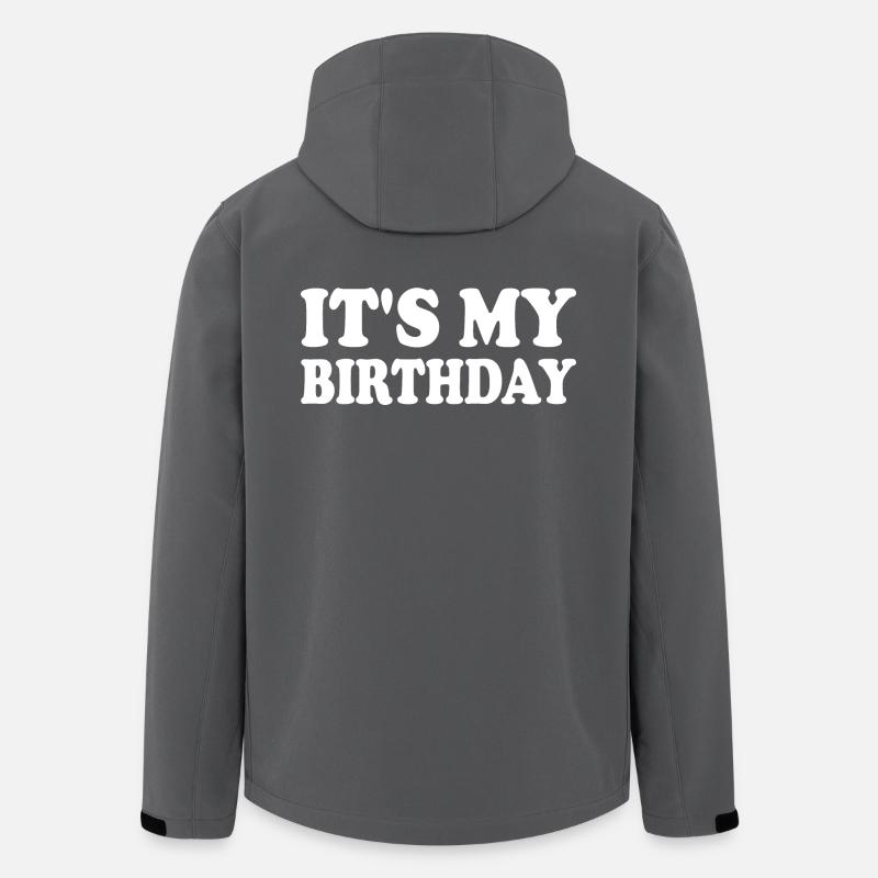 It's my birthday - Men’s Recycled Softshell Jacket by Stanley/Stella - anthracite