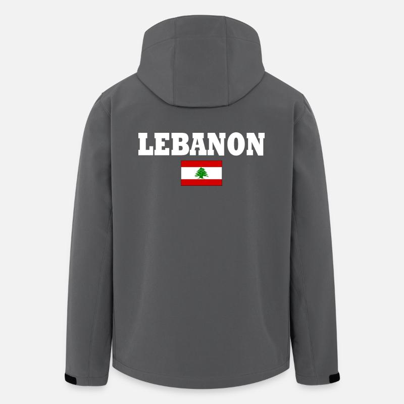 Liban - Veste softshell homme en polyester recyclé Stanley/Stella - charbon
