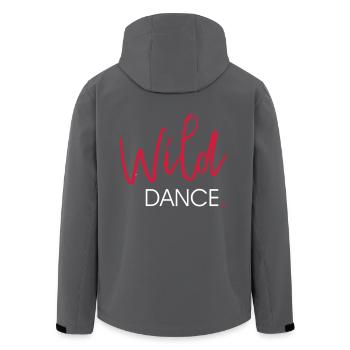 Wild DANCE - Dance Shirt - Recycelte Männer Softshell-Jacke von Stanley/Stella - Anthrazit - Hinten - AI Model Male 185 light (185cm)