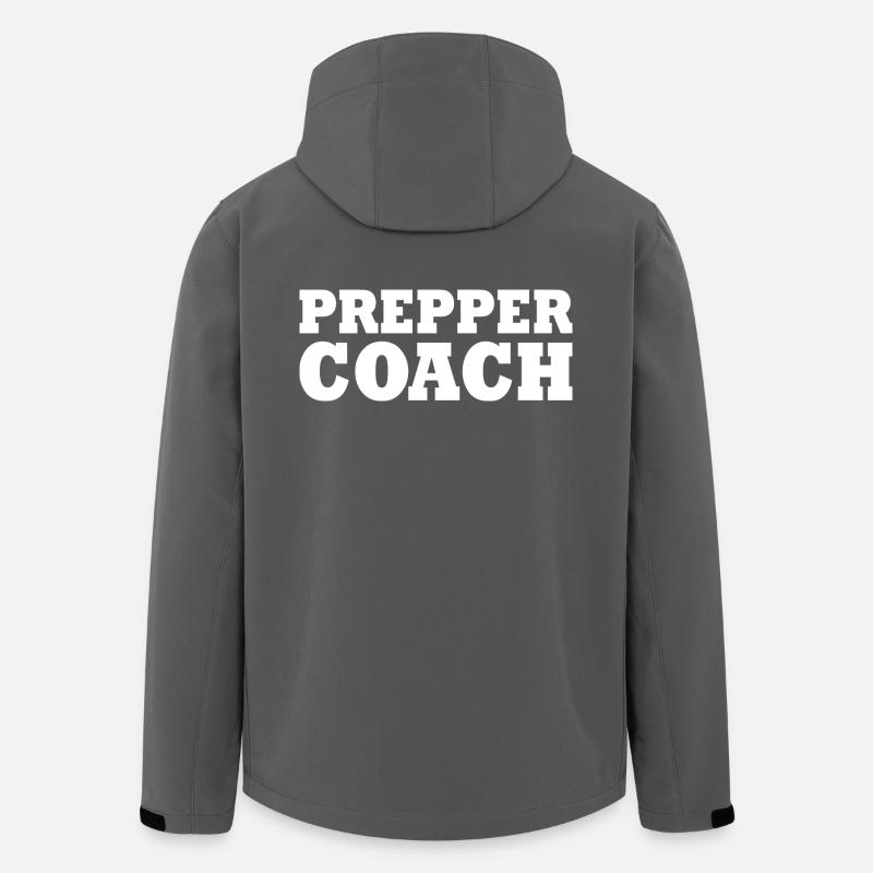 Prepper - Veste softshell homme en polyester recyclé Stanley/Stella - charbon