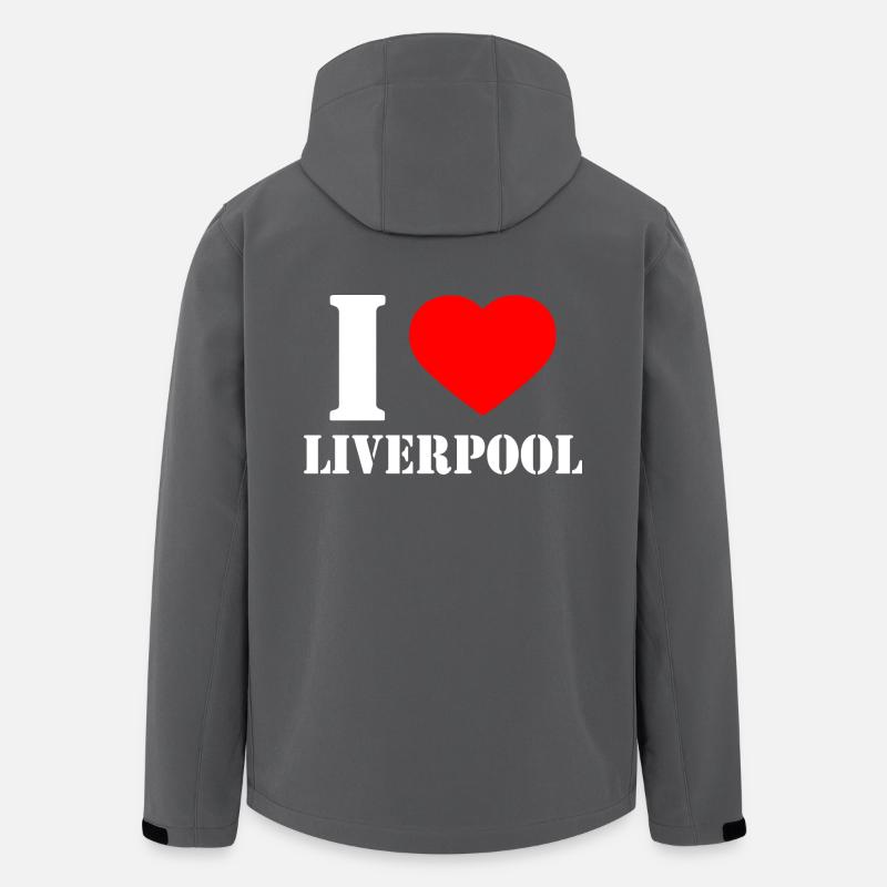 Liverpool - Recycelte Männer Softshell-Jacke von Stanley/Stella - Anthrazit