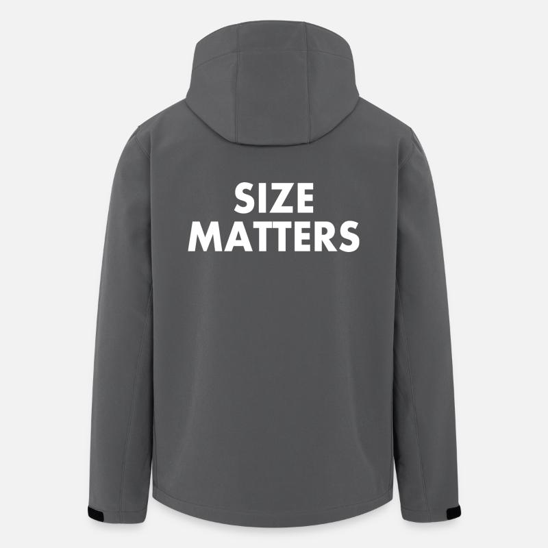Size matters - Veste softshell homme en polyester recyclé Stanley/Stella - charbon