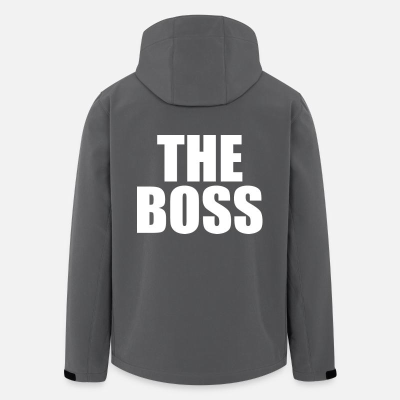 The boss - Recycelte Männer Softshell-Jacke von Stanley/Stella - Anthrazit