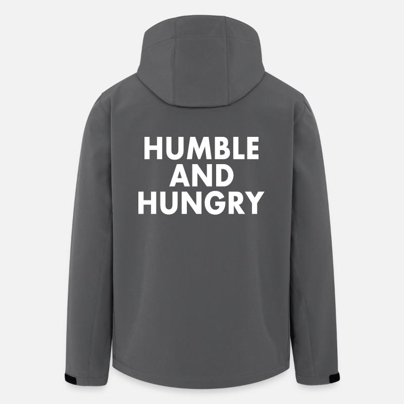 Humble and hungry - Men’s Recycled Softshell Jacket by Stanley/Stella - anthracite