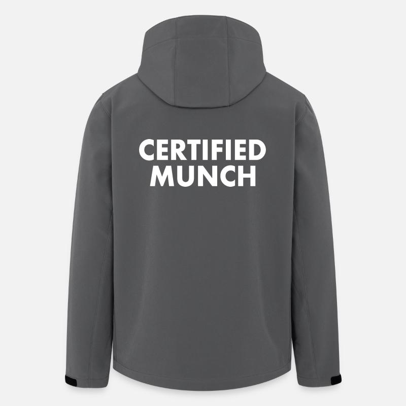 Certified munch - Men’s Recycled Softshell Jacket by Stanley/Stella - anthracite