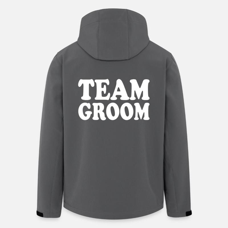 Team groom - Veste softshell homme en polyester recyclé Stanley/Stella - charbon