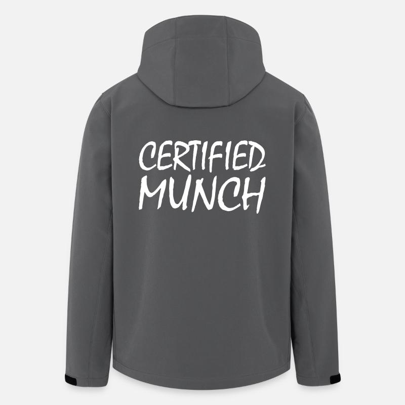 Certified munch - Recycelte Männer Softshell-Jacke von Stanley/Stella - Anthrazit