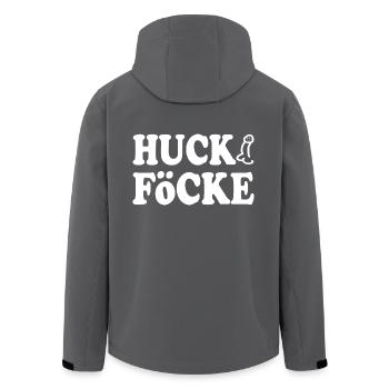 huck föcke - Recycelte Männer Softshell-Jacke von Stanley/Stella - Anthrazit - Hinten - AI Model Male 185 light (185cm)