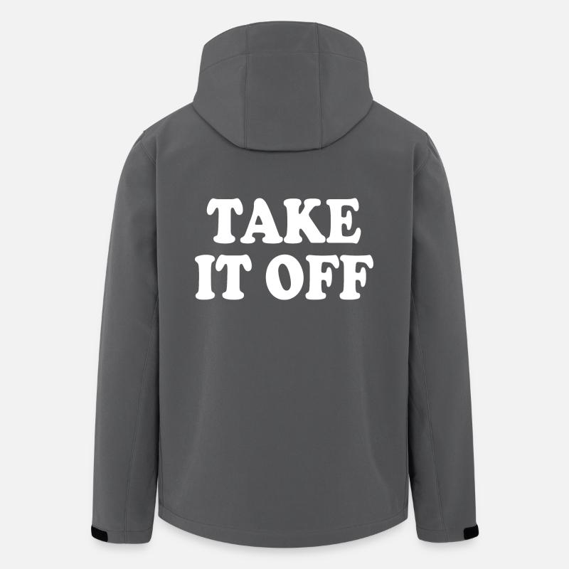 Take it off - Recycelte Männer Softshell-Jacke von Stanley/Stella - Anthrazit