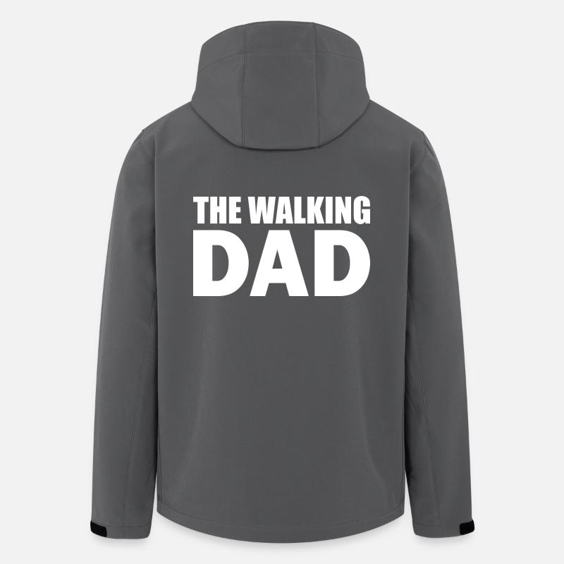 The walking dad - Men’s Recycled Softshell Jacket by Stanley/Stella - anthracite