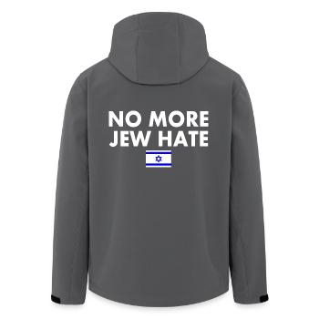 No more jew hate - Recycelte Männer Softshell-Jacke von Stanley/Stella - Anthrazit - Hinten - AI Model Male 185 light (185cm)