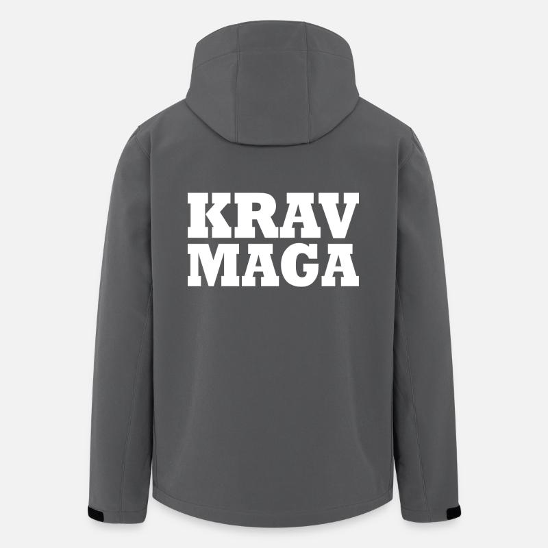Krav maga - Men’s Recycled Softshell Jacket by Stanley/Stella - anthracite
