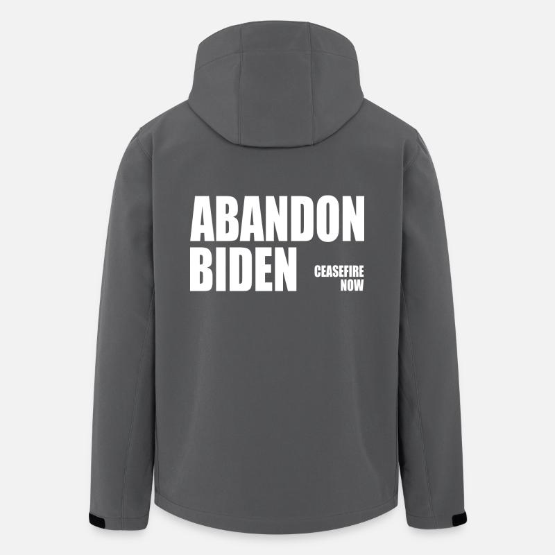Abandon biden - Recycelte Männer Softshell-Jacke von Stanley/Stella - Anthrazit