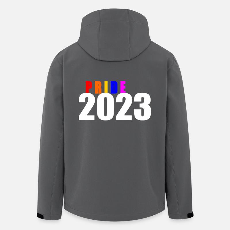 Pride 2023 - Men’s Recycled Softshell Jacket by Stanley/Stella - anthracite