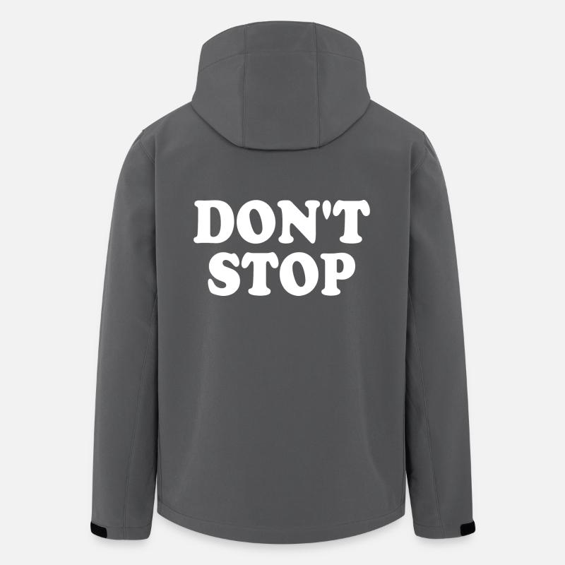 Dont stop - Recycelte Männer Softshell-Jacke von Stanley/Stella - Anthrazit