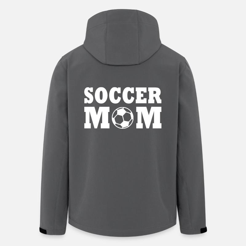 Soccer mom - Veste softshell homme en polyester recyclé Stanley/Stella - charbon