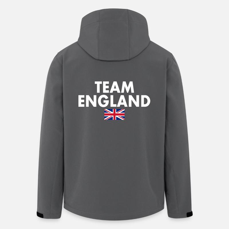 Team england - Men’s Recycled Softshell Jacket by Stanley/Stella - anthracite