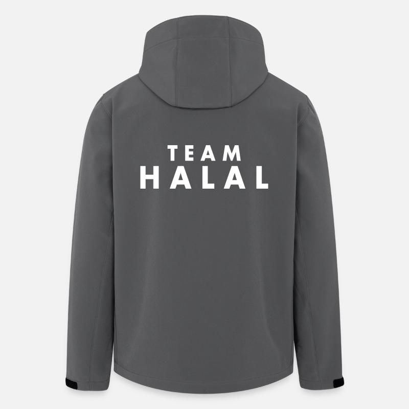 Team halal - Recycelte Männer Softshell-Jacke von Stanley/Stella - Anthrazit