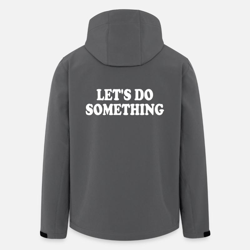 lets do something - Veste softshell homme en polyester recyclé Stanley/Stella - charbon