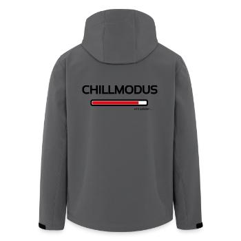 Chill mode - today we only rest - Men’s Recycled Softshell Jacket by Stanley/Stella - anthracite - Back - AI Model Male 185 light (185cm)