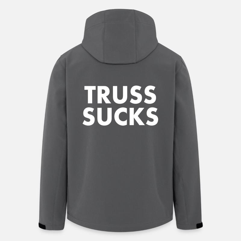 Truss sucks - Recycelte Männer Softshell-Jacke von Stanley/Stella - Anthrazit