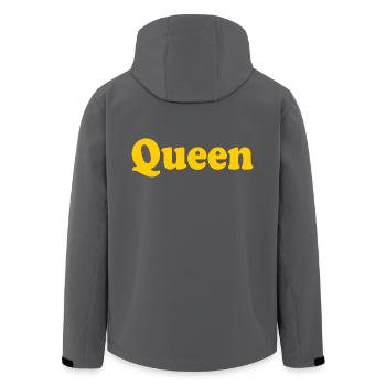 QUEEN - Veste softshell homme en polyester recyclé Stanley/Stella - charbon - Dos - AI Model Male 185 light (185cm)