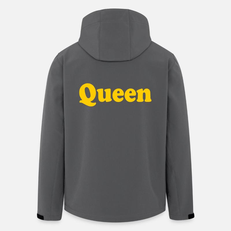 QUEEN - Recycelte Männer Softshell-Jacke von Stanley/Stella - Anthrazit