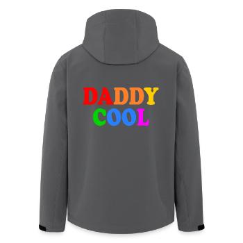 Daddy cool - Recycelte Männer Softshell-Jacke von Stanley/Stella - Anthrazit - Hinten - AI Model Male 185 light (185cm)