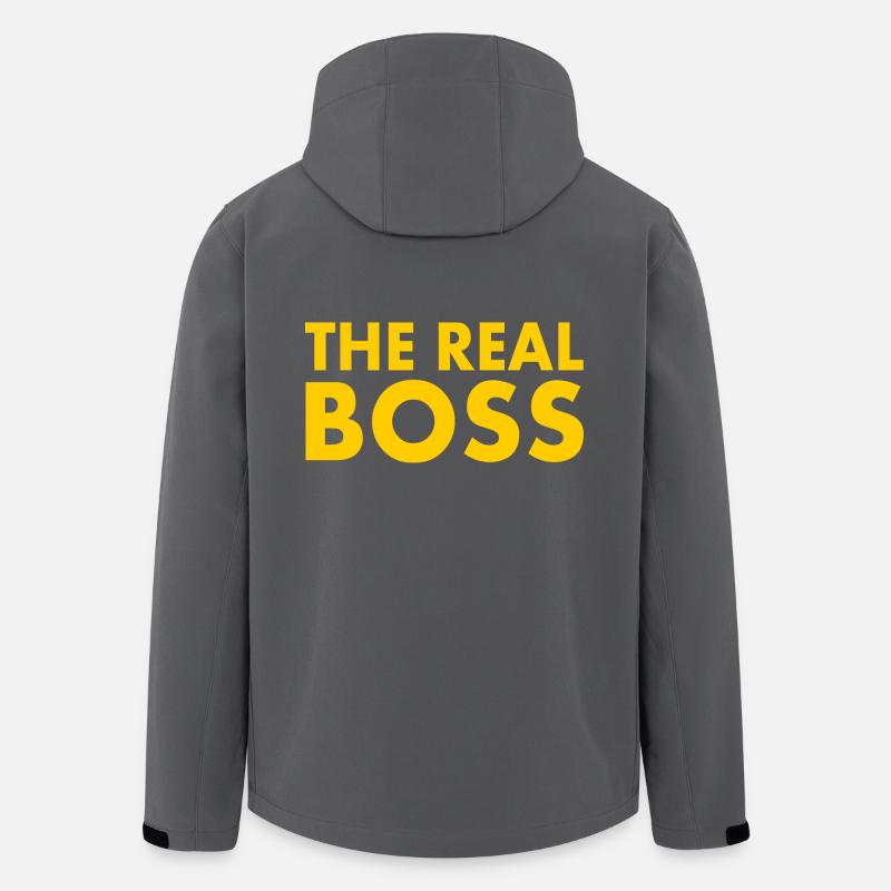 The real boss - Men’s Recycled Softshell Jacket by Stanley/Stella - anthracite