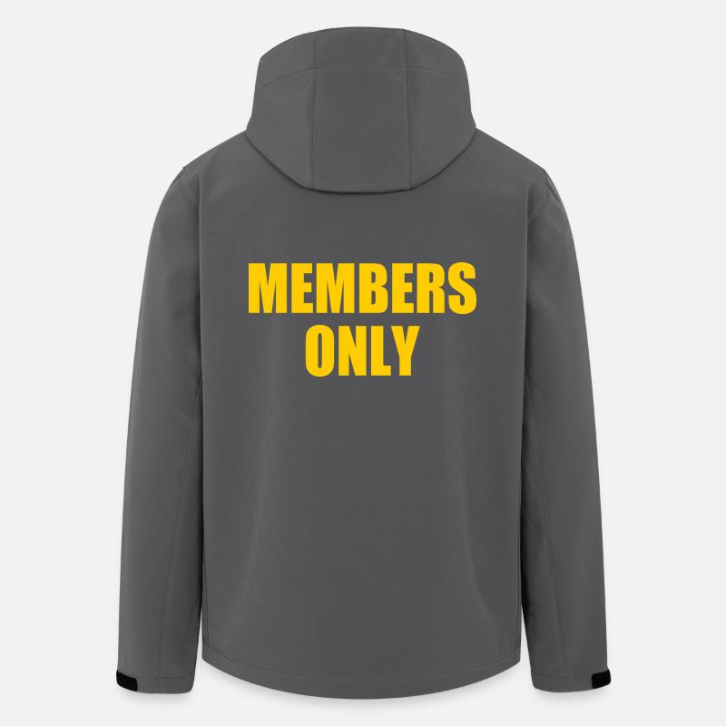 Members only - Recycelte Männer Softshell-Jacke von Stanley/Stella - Anthrazit
