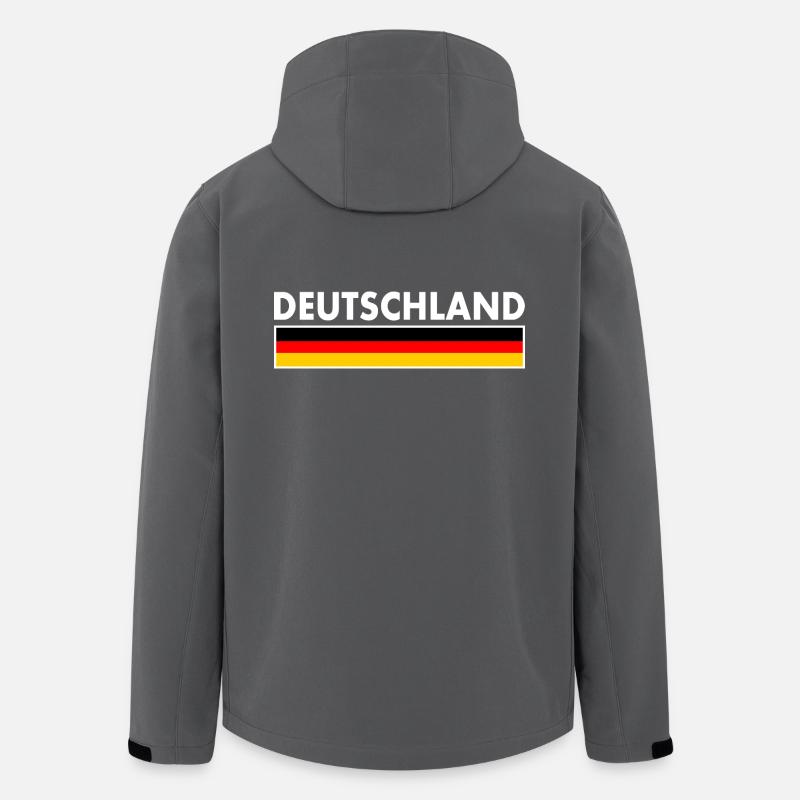 Germany - Veste softshell homme en polyester recyclé Stanley/Stella - charbon