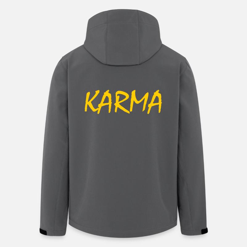 Karma - Recycelte Männer Softshell-Jacke von Stanley/Stella - Anthrazit
