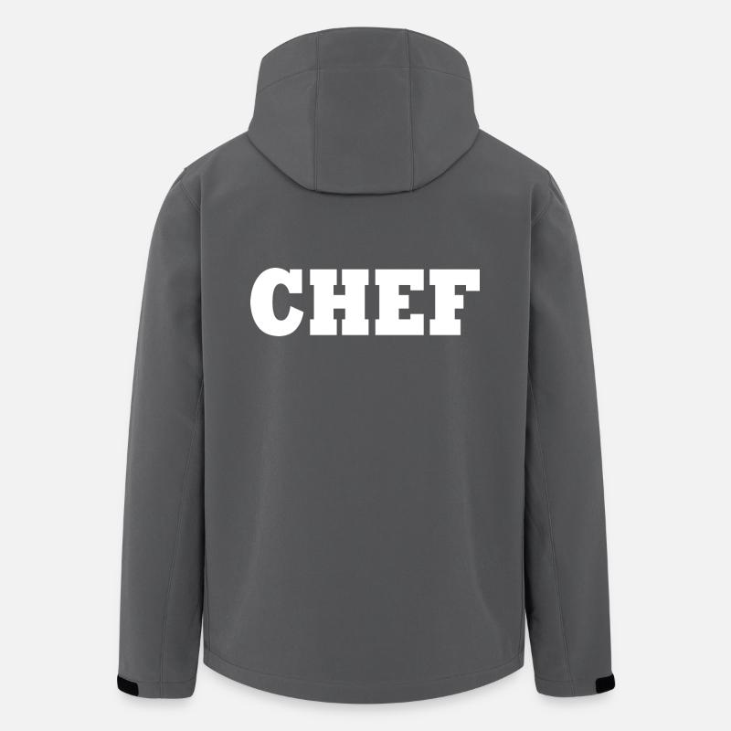 Chef - Veste softshell homme en polyester recyclé Discoverer Stanley/Stella - charbon