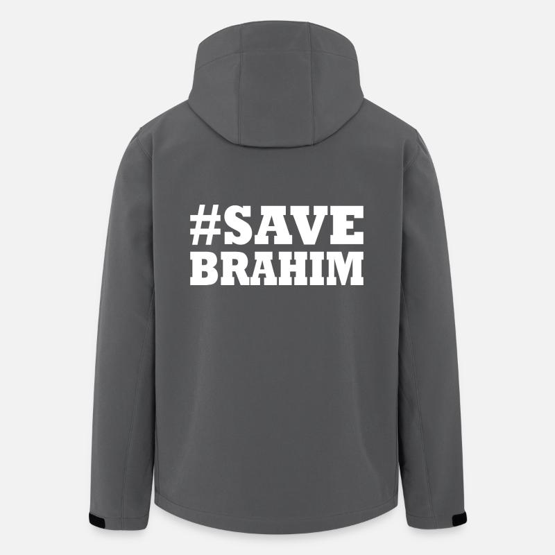 Save brahim - Veste softshell homme en polyester recyclé Stanley/Stella - charbon