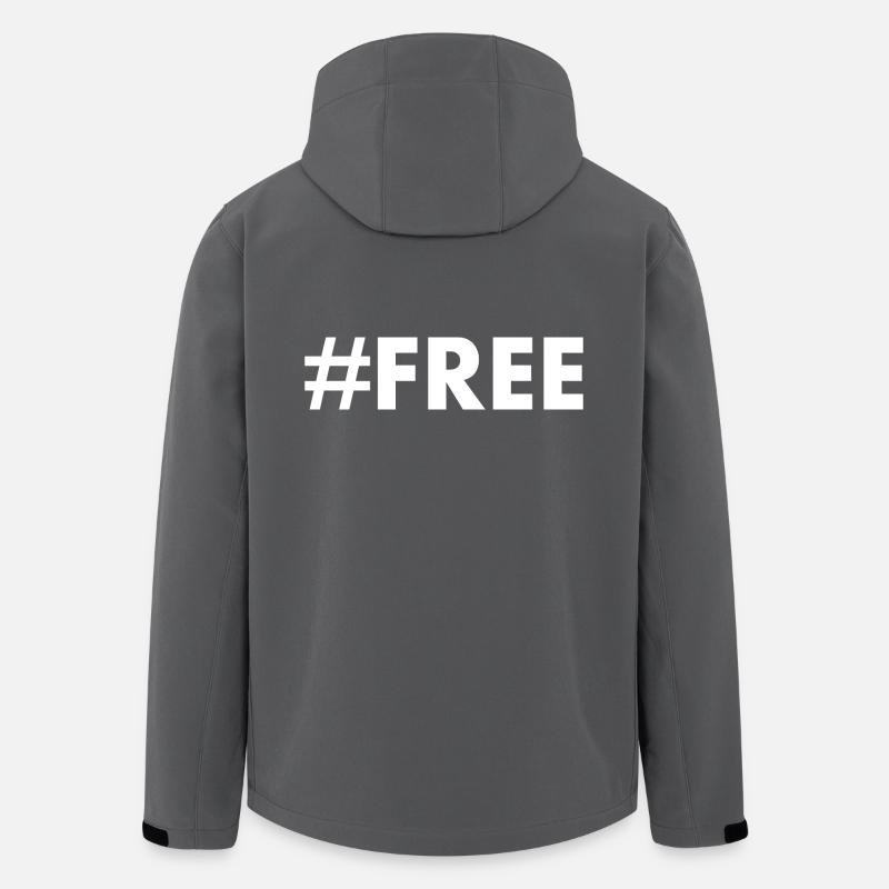 Free - Veste softshell homme en polyester recyclé Stanley/Stella - charbon