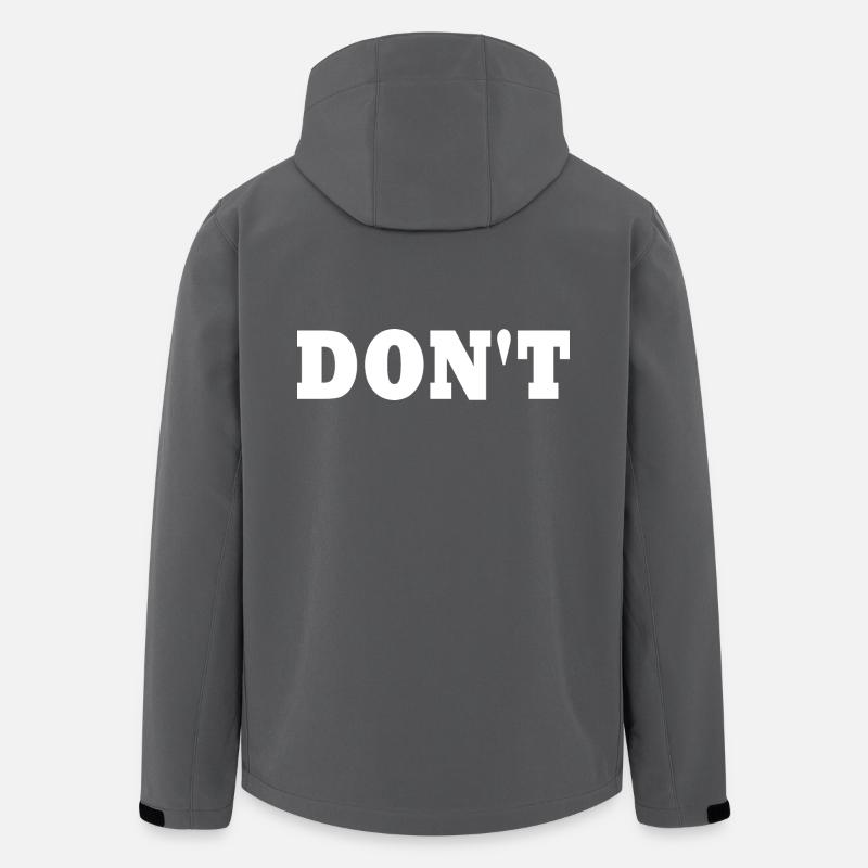 Don't - Veste softshell homme en polyester recyclé Stanley/Stella - charbon