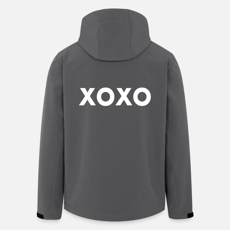 Xoxo - Recycelte Männer Softshell-Jacke von Stanley/Stella - Anthrazit