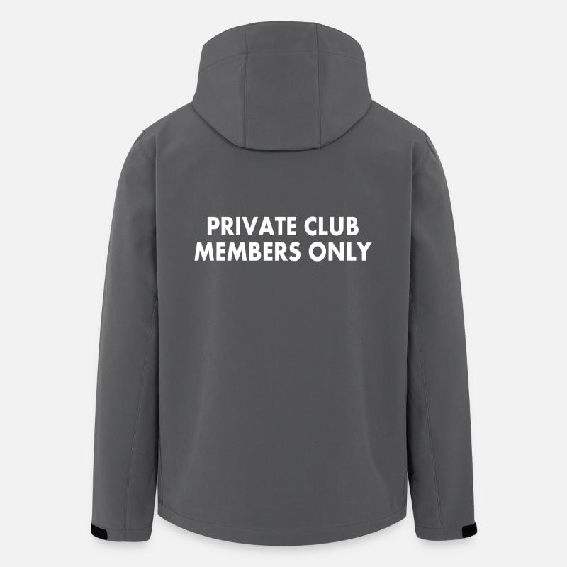 private club members only - Men’s Recycled Softshell Jacket by Stanley/Stella - anthracite