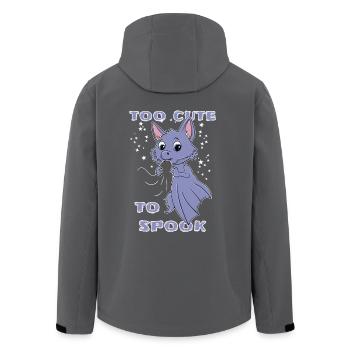 Kawaii Fledermaus Halloween - Recycelte Männer Softshell-Jacke von Stanley/Stella - Anthrazit - Hinten - AI Model Male 185 light (185cm)
