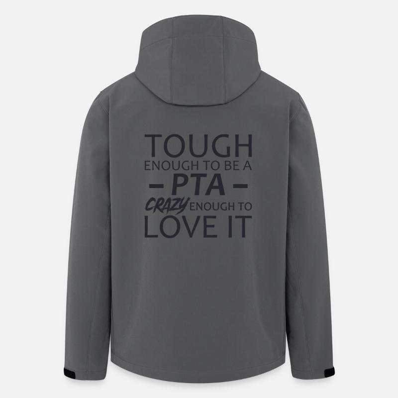 PTA Crazy Apotheke - Recycelte Männer Softshell-Jacke von Stanley/Stella - Anthrazit