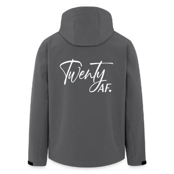 20. Geburtstag Männer Frauen Jubiläum 20 Jahre alt - Recycelte Männer Softshell-Jacke von Stanley/Stella - Anthrazit - Hinten - AI Model Male 185 light (185cm)