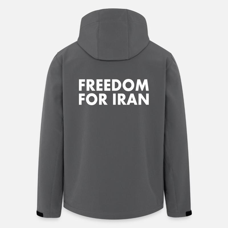Freedom for iran - Men’s Recycled Softshell Jacket by Stanley/Stella - anthracite