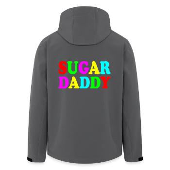 Sugar daddy - Recycelte Männer Softshell-Jacke von Stanley/Stella - Anthrazit - Hinten - AI Model Male 185 light (185cm)