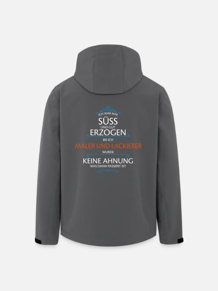 Maler und Lackierer Beruf - Recycelte Männer Softshell-Jacke von Stanley/Stella - Anthrazit